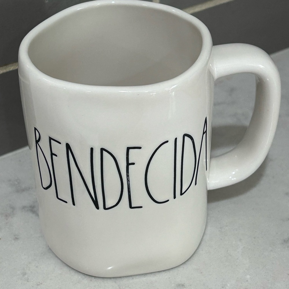 Rae Dunn BENEDECIDA blessed mug coffee cup